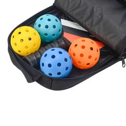Impermeável Pickleball Paddle Storage Bag, suporte de raquete, 4 bolas, raquete tampa, estojo - Image 4