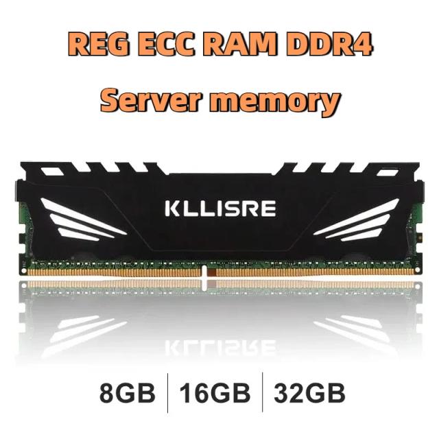 Memória Servidor ECC DDR4 8GB 16GB 32GB 2133-2666MHz REG ECC RAM