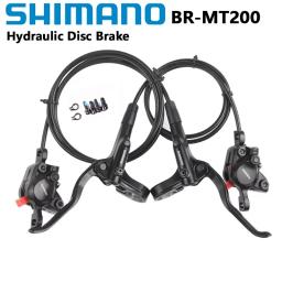 Shimano mt200 freio bl br mtb e-bike freio a disco hidráulico bicicleta elétrica freio dianteiro esquerdo direito freio traseiro - Image 2