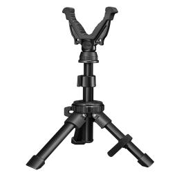 Caça portátil tripé com ajuste de altura, tiro descansa com 360 graus girar a cabeça, V garfo, ao ar livre, resto, 7,9 "-15" - Image 1