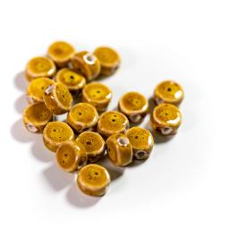 Contas de cerâmica redondas 12mm, 20pcs, acessórios para projetos artesanais, jóias e decoração, diy - Image 4