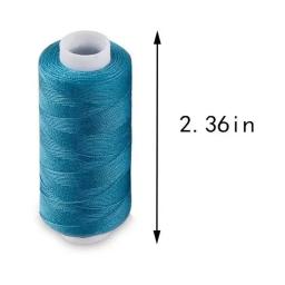 Fio de poliéster Sewing Thread Roll, máquina mão bordado, 200 jardas cada carretel para casa, 24 cores, 100 fios - Image 6