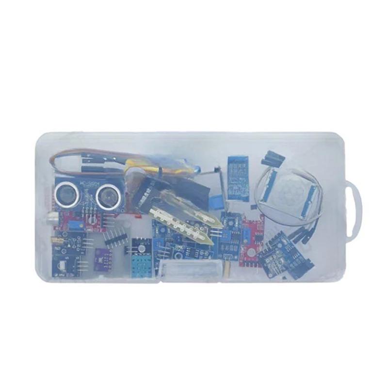 Kit de módulo de sensor 22 em 1, kit para aprendizagem de robô, kit para iniciantes, microfone de umidade do solo, sensor fotossensível para evitar obstáculos - Image 1