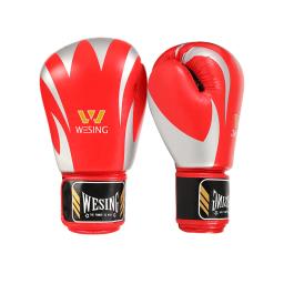 Luvas Wesing-Artes Marciais para Adultos e Crianças, Luvas de Boxe MMA Muay Thai, Equipamento Sanda e Kickboxing, 6 10oz - Image 4