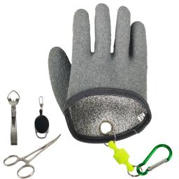 Impermeável Puncture Proof Luva de pesca, Professional Catch Fish Gloves, 4 ferramentas, fornecer boa proteção para suas palmas - Image 2