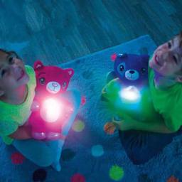 Bebê boneca lâmpada de projeção estrela luzes da noite brinquedo unicórnio lâmpada de projeção crianças animais céu estrelado dormir lâmpada brinquedo pelúcia - Image 2