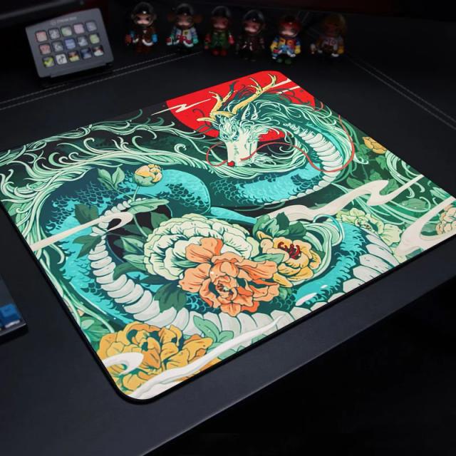 Mouse Pad Gamer Tiger Bonito - Tapete de Anime para Laptop e Teclado