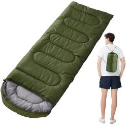 Acampamento saco de dormir ultraleve à prova dultralight água 4 temporada quente envelope mochila sacos de dormir para viajar ao ar livre caminhadas - Image 1