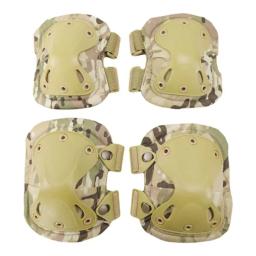 Joelheiras táticas para caça, protetor de cotovelo, CS Airsoft, joelheira esporte ao ar livre, engrenagem de segurança, suporte de proteção, 4 pcs - Image 3