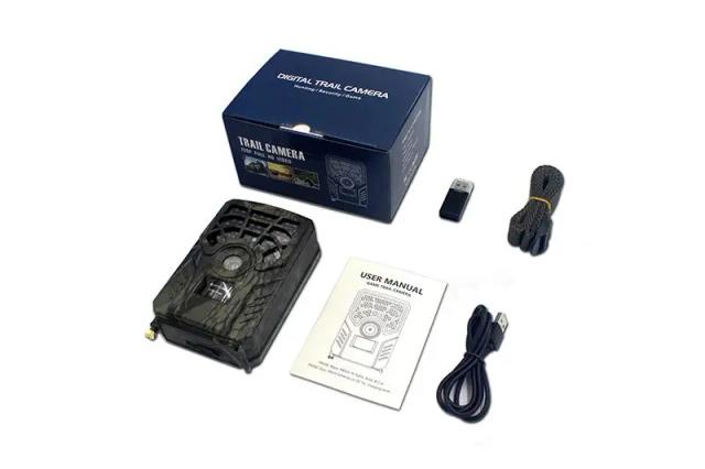 Câmera de Caça HC801A com Visão Noturna e Ativação por Movimento para Monitoramento de Vida Selvagem ao Ar Livre