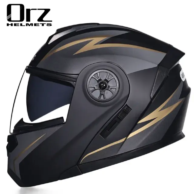 Capacete Unisex Orz com Viseira, Proteção Multi Camadas, Certificação DOT e Bluetooth - O Presente Ideal para Aventureiros