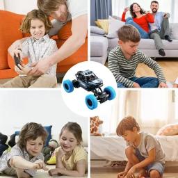 Carro de escalada off-road com controle remoto 1:18 para crianças, luzes piscantes de alta velocidade, veículo de brinquedo recarregável, presentes para meninos e meninas - Image 4