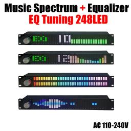 Luz indicadora de nível LED para espectro musical EQ Balancer Pickup Display Indicador de nível de áudio Espectro de música Bluetooth Controle remoto 1.5U - Image 2