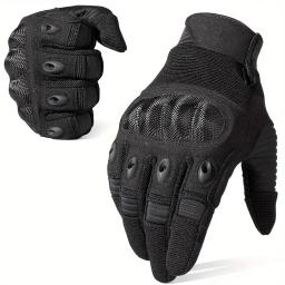 Luvas tácticas do tela táctil, esporte exterior, tiro do Paintball, caça, combate do Airsoft, proteção antiderrapagem do trabalho, luva cheia do dedo - Image 3