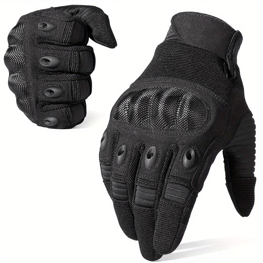 Luvas tácticas do tela táctil, esporte exterior, tiro do Paintball, caça, combate do Airsoft, proteção antiderrapagem do trabalho, luva cheia do dedo - Image 1