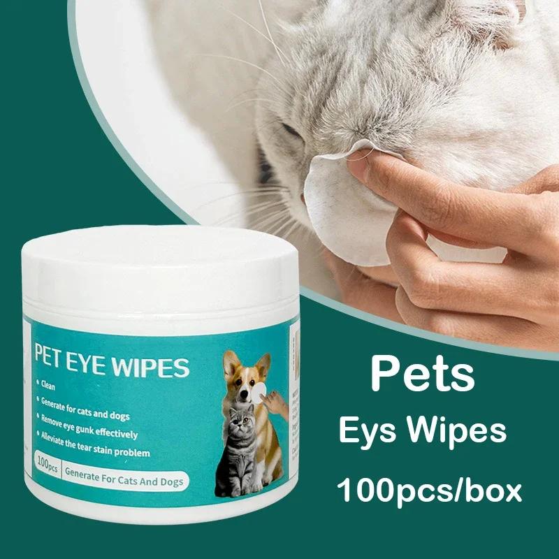 Pet produtos de limpeza, toalhetes, para remover marcas, tecidos molhados, gato limpando, olhos removendo, Pet - Image 1