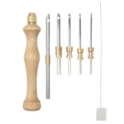 Kit de caneta mágica para bordado, agulha de perfuração, ferramenta de gancho, conjunto completo de canetas de bordado para costura, enfeite de artesanato diy - Image 1