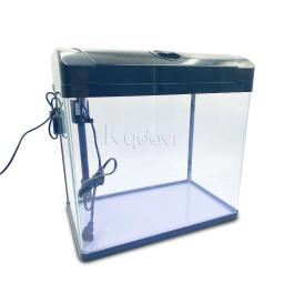 30l único pequeno tanque de peixes aquário aquário aquário aquário grande vidro com luz led - Image 3