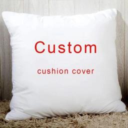 Capa de almofada personalizada foto personalizado lance travesseiro caso casa decorativa linho logotipo texto impressão fronha sofá almofada 45*45cm - Image 2