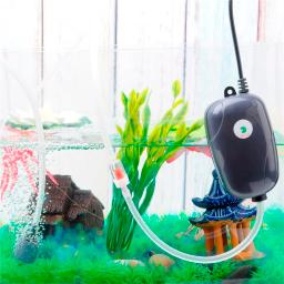 Aquário Bomba de Ar Fish Tank, Mini Compressor, Single, Double Outlet, Válvula, Tubo, Acessórios aquáticos, 220V, 3W, 5W - Image 4