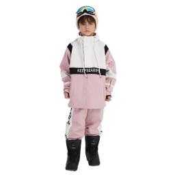 이 ayakŞ Fato de esqui infantil para meninos e meninas à prova de vento, à prova d'água e térmica Fato de snowboard infantil - Image 5