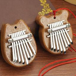 8-key kalimba instrumento musical, mini piano polegar, acrílico, portátil, para presente de Natal - Image 5