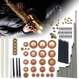 Metal Sax Repair Kit, preciso confortável Saxofone Alto Fix, parafusos Pads Set, alta qualidade, 1 Set - Image 4