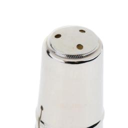 Bocal niquelado Cap para instrumento de sopro, Bb Clarinete Peças, Prata - Image 6