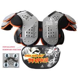 DUTYBOD Futebol Back Plate Traseiro Back Protector Futebol Low Back Pad Rugby Back Pads para Adultos e Jovens - Image 6