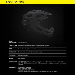 Descoberta-Capacete De Bicicleta De Rosto Completo Com Guarda De Chin Removível, Viseira Ventilada, Capacete De Bicicleta MTB De Montanha - Image 5