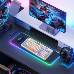 K82 Teclado mecânico para jogos, Teclado gamer, 94 chaves, Porta USB, Com fio, Computador portátil, Desktop, Hotswap - Image 4