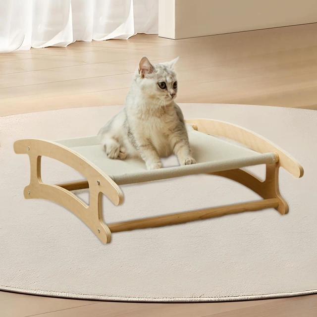 Cama Portátil Elevada e Confortável para Animais de Estimação: Rede Acolhedora para Cães, Gatos e Coelhos