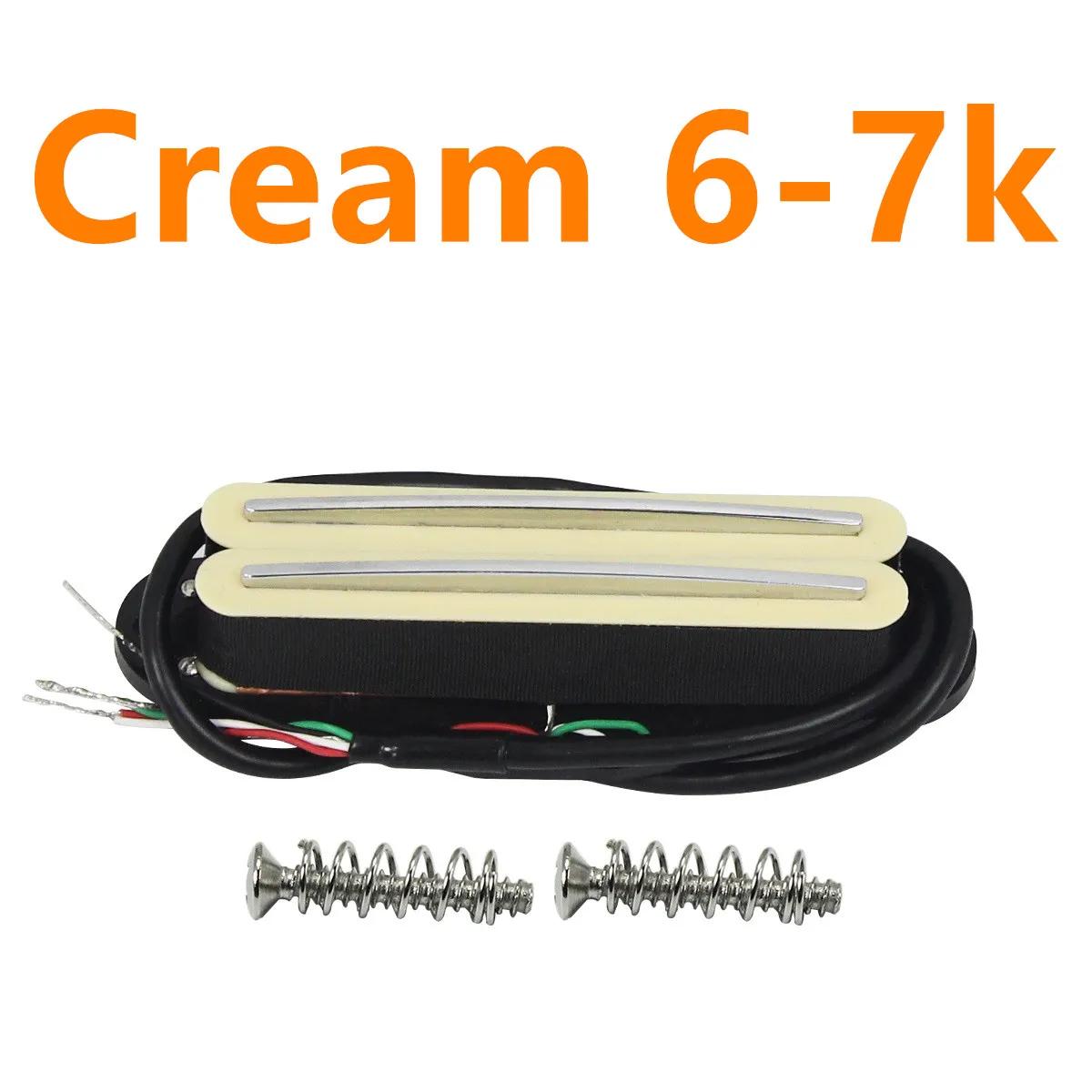 Captador duplo quente da guitarra dos trilhos de humbucker do trilho cerâmico de fleor para as peças da guitarra elétrica, 6k/9k/11k, preto/creme/branco - Image 1