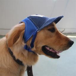 Boné de beisebol com orelhas para cães, chapéu ajustável, protetor solar, esportes ao ar livre, cães pequenos médios e grandes - Image 3