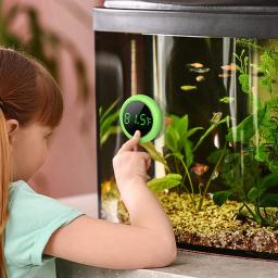 Aquário auto-adesivo termômetro, Fish Tank Digital, Mini termômetro, monitor de tela grande, terrário temperatura Meter0-60 ℃ - Image 2