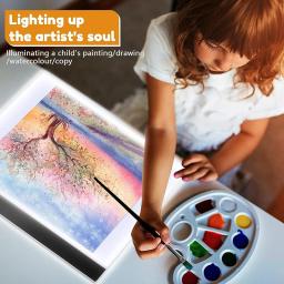 Almofada de luz LED para pintura diamante, Artcraft Tracing Box, placa digital, desenho Tablet, A3 - Image 4