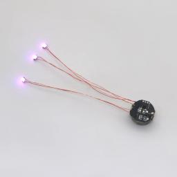 Wired Magnetron Control Lamp, LED Magnetron Light, Modelo w Bateria, DIY Car Brinquedos, Iluminação Making, Diorama Materiais, Robôs Gunda, 5cm - Image 5