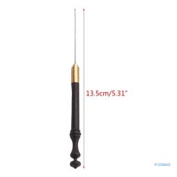 Ganchos crochê ergonômicos, agulha crochê com para fio crochê/contas, agulha crochê, tricô, - Image 6
