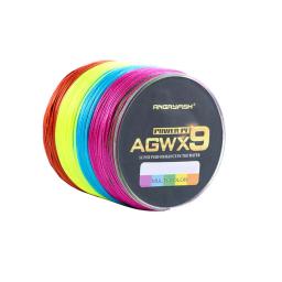 2023 diominate multicolorido x9 pe linha 9 fios tece trançado 500m/547yds super forte linha de pesca 15lb-100lb - Image 1