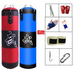 Saco De Boxe Resistente Para Ginásio Em Casa, Saco De Perfuração Pendurado, Sandbag Crossfit, Pontapé Vazio-Pesado, Saco De Areia Muay Thai, 100cm, 80cm - Image 1