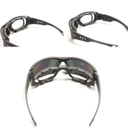 C6 óculos táticos militar pistola de ar tiro óculos de equitação ao ar livre à prova de vento dustproof anti-mosquito óculos polarizados - Image 3