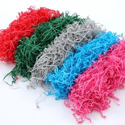 Enchimento De Papel De Raffia Enrugado, Peças De Papel Colorido, Caixa De Presente, Casamento, Festa De Aniversário, Feriado, Colorido, 100g - Image 1