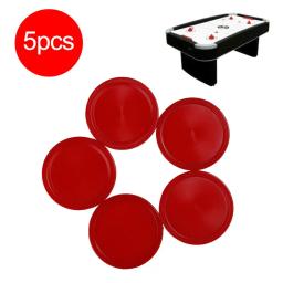 Mini ABS Plastic Air Ice Hockey Pucks, Bola substituível, Peça de ferramentas esportivas para mesas, Suspensão do equipamento do jogo, 50mm, 5 pcs por conjunto - Image 2