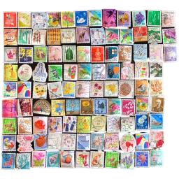 Japão selos postais usados com Post Mark, boa condição coleção, 100 pcs por lote - Image 2