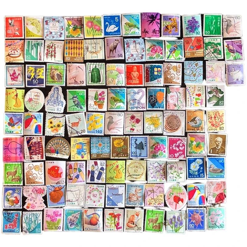 Japão selos postais usados com Post Mark, boa condição coleção, 100 pcs por lote - Image 1