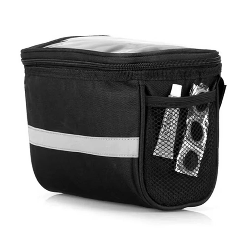 Bolsa multifunções para bicicleta guiador, saco frontal para mtb, ciclismo acessórios - Image 1