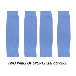 Mangas de perna respiráveis para crianças e adultos, protetor de joelho, protetores, esportes, futebol, ao ar livre, protetor, 2 pares - Image 6