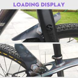 Frente fibra e guarda-lamas traseiro para mountain bike, ciclismo acessórios, feitos de material pp - Image 3