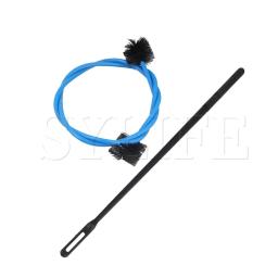 Kit de limpeza e manutenção de trompete azul, reparo de limpeza, peça musical, escova - Image 2
