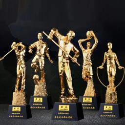 Troféu De Cristal Personalizado, Troféu De Resina, Basquete, Voleibol, Badminton, Maratona De Golfe, Tênis De Mesa, Alto Grau - Image 1